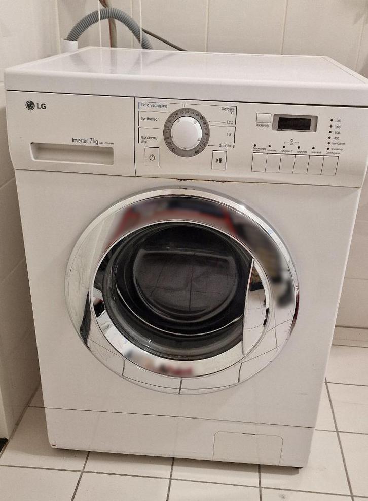 Gratis: nog goed werkende LG wasmachine (7kg inhoud), Witgoed en Apparatuur, Wasmachines, Gebruikt, Voorlader, 6 tot 8 kg, 85 tot 90 cm