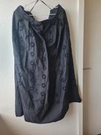Zwarte rok met broderie details., Ophalen of Verzenden, Zo goed als nieuw, Zwart