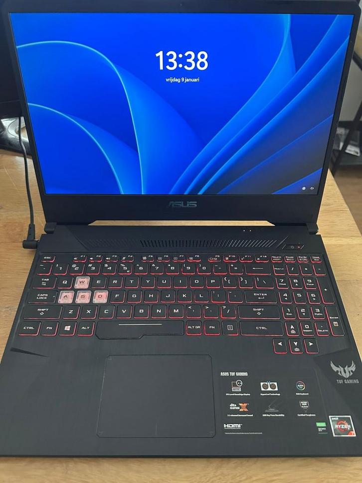 Gaming Laptop -  Asus TUF - FX505DT-BQ613T, Computers en Software, Windows Laptops, Zo goed als nieuw, 15 inch, SSD, 2 tot 3 Ghz