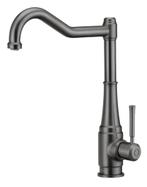 Nostalgische keukenkraan Tamizo, gunmetal, eenknops