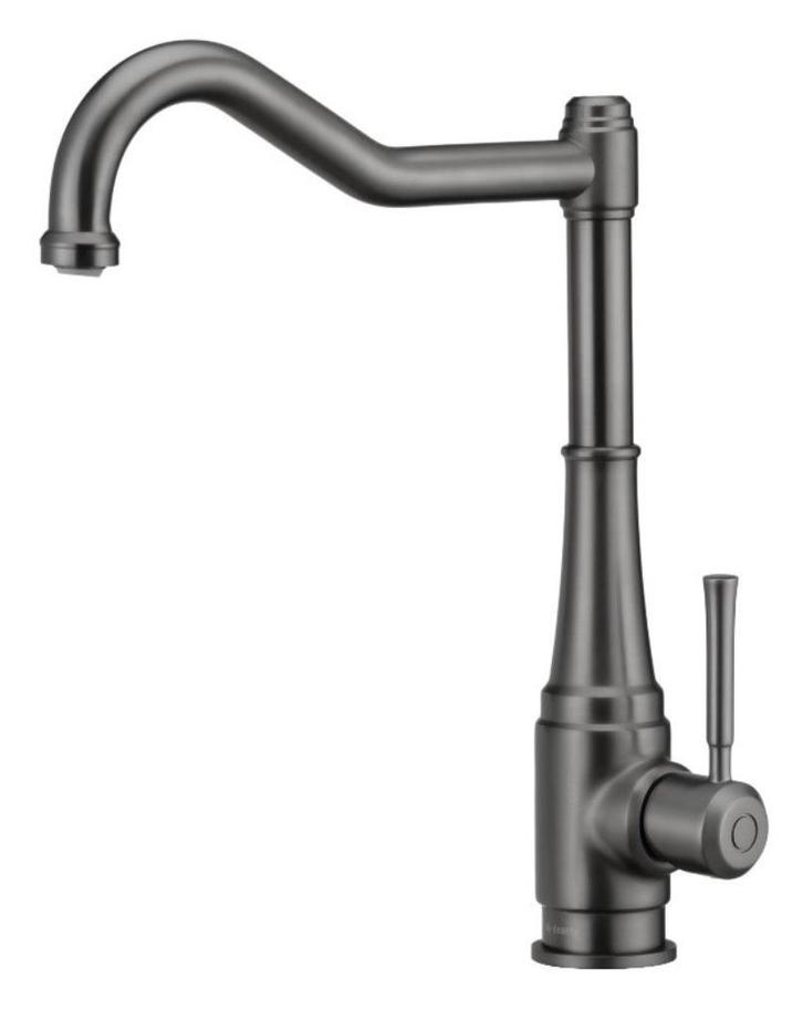 Nostalgische keukenkraan Tamizo, gunmetal, eenknops, Huis en Inrichting, Keuken | Keukenbenodigdheden, Nieuw, Verzenden