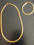 Nieuw 18k Goud plated ketting met armband, Sieraden, Tassen en Uiterlijk, Kettingen, Verzenden, Nieuw, Goud, Goud