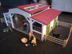 Schleich Manege met 2 paarden 2 veulens 2 popp 1 hond 1 poes, Verzamelen, Dierenverzamelingen, Ophalen of Verzenden, Zo goed als nieuw