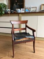 Antiek Kinderstoeltje - Opknapper, Huis en Inrichting, Stoelen, Gebruikt, Bruin, Ophalen of Verzenden, Eén