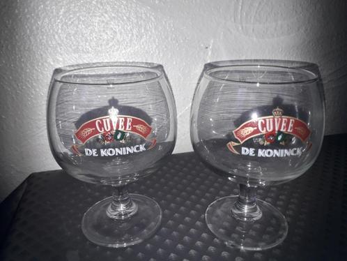 Cuvee De Koninck glazen, Verzamelen, Biermerken, Zo goed als nieuw, Glas of Glazen, De Koninck, Ophalen of Verzenden