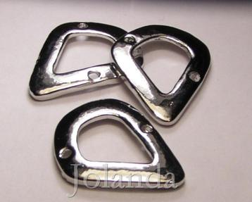 0590 Grote Zware Zilver Kleurige Metalen Druppel Verdelers beschikbaar voor biedingen