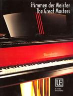 Piano gemiddeld-Stimmen Der Meister - The Great Masters-mooi, Muziek en Instrumenten, Bladmuziek, Gebruikt, Ophalen of Verzenden