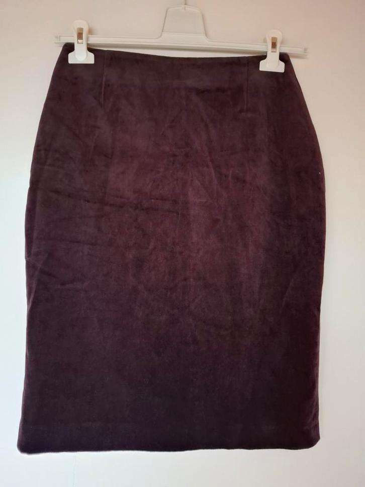 Paars velours  rokje Josephine&Co,  38, Kleding | Dames, Rokken, Zo goed als nieuw, Maat 38/40 (M), Paars, Boven de knie, Ophalen of Verzenden