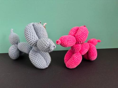 Gehaakte ballon hond, Kinderen en Baby's, Speelgoed | Knuffels en Pluche, Nieuw, Hond, Ophalen of Verzenden