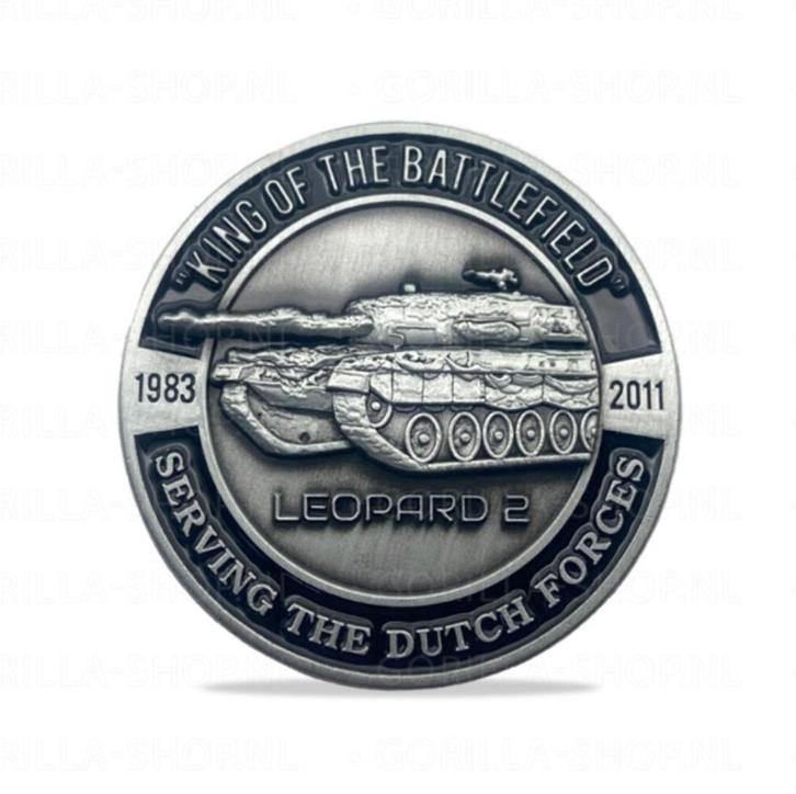 Leopard 2 Coins, Verzamelen, Militaria | Algemeen, Landmacht, Kunstobject, Nederland, Ophalen of Verzenden