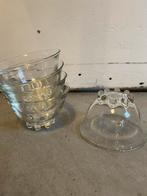 5 Antieke Vins Lagarde Wijnproefglaasjes, Glas of Glazen, Gebruikt, Ophalen of Verzenden, Glas