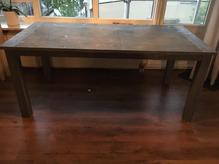 Eettafel grijs steigerhout  - Tuintafel of binnentafel, Huis en Inrichting, Tafels | Eettafels, Zo goed als nieuw, 50 tot 100 cm