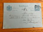 Briefkaart Ned Indië 1893, Postzegels en Munten, Brieven en Enveloppen | Nederland, Verzenden, Briefkaart