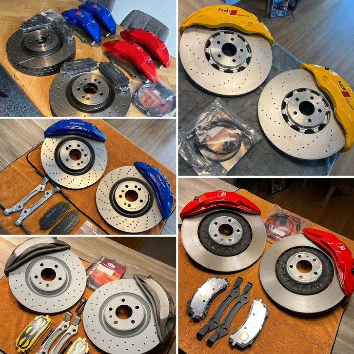 Big brake kit Audi Volkswagen Seat Skoda VAG. 350-420mm, Auto-onderdelen, Remmen en Aandrijving, Audi, Gereviseerd, Ophalen of Verzenden