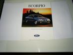 Ford Scorpio o.a. Cosworth 7 / 1992 38 pag., Verzenden, Zo goed als nieuw, Ford