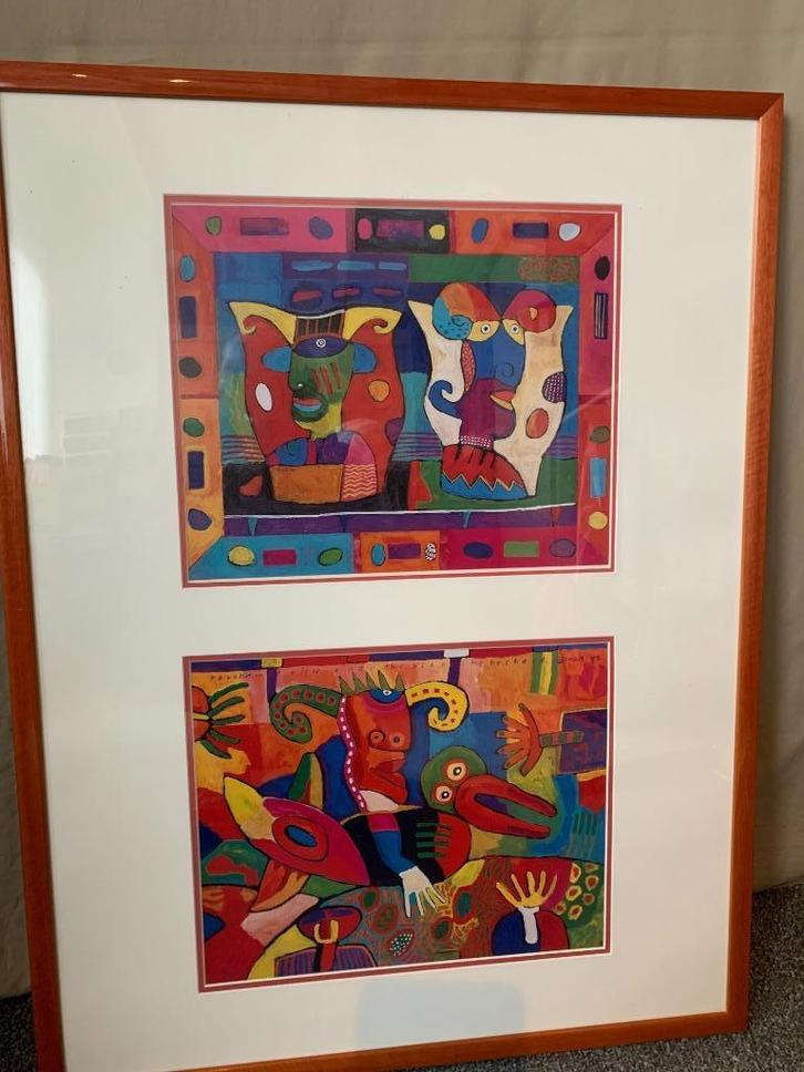 Clemens Briels Zeefdruk, Antiek en Kunst, Kunst | Litho's en Zeefdrukken, Ophalen of Verzenden