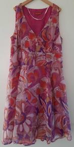 Zomerjurk feestjurk Laura di Sarpi 46, Maat 46/48 (XL) of groter, Ophalen of Verzenden, Zo goed als nieuw, Roze
