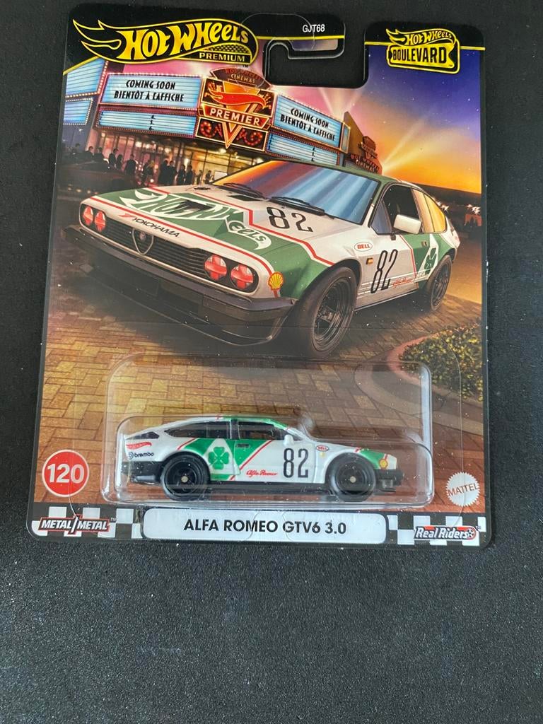 Hot wheels alfa romeo gtv6, Hobby en Vrije tijd, Modelauto's | Overige schalen, Mattel, Mattel, Nieuw, Ophalen of Verzenden