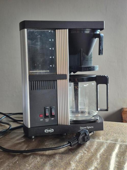 Douwe egberts technivorm gcs zwart zilvergrijs, Witgoed en Apparatuur, Koffiezetapparaten, Gebruikt, Gemalen koffie, Koffiemachine