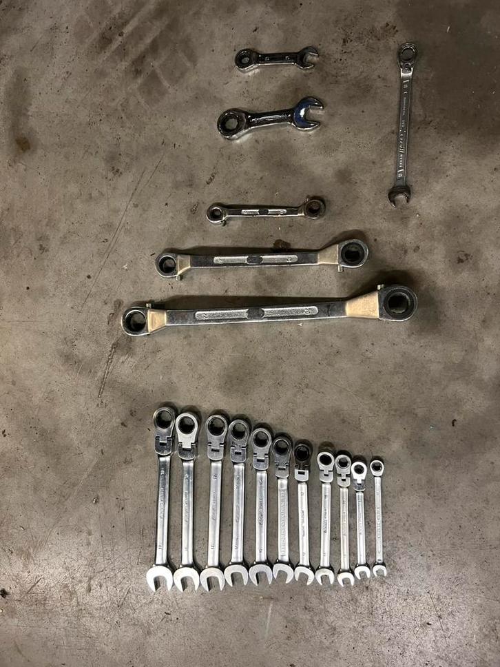 Sonic ring ratel sleutels ringratel verschillend gereedschap, Auto diversen, Autogereedschap, Gebruikt, Ophalen of Verzenden