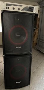 JB Systems TSX12 inclusief versterker en kabels compleet!, Muziek en Instrumenten, Ophalen, Zo goed als nieuw, Overige typen