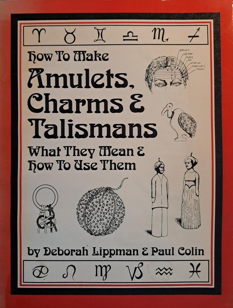 Boek 'Amulets, Charms & Talismans'  PRIJS VERLAAGD, Gelezen, Spiritualiteit algemeen, Verzenden, Lippman, Deborah & Colin, Paul