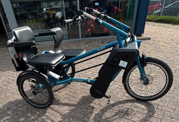 Duofiets, Fietsen en Brommers, Elektrische fietsen, Zo goed als nieuw, Overige merken, 50 km per accu of meer, Ophalen