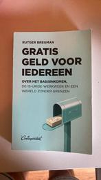 Rutger Bregman - Gratis geld voor iedereen, Boeken, Gelezen, Ophalen of Verzenden, Rutger Bregman