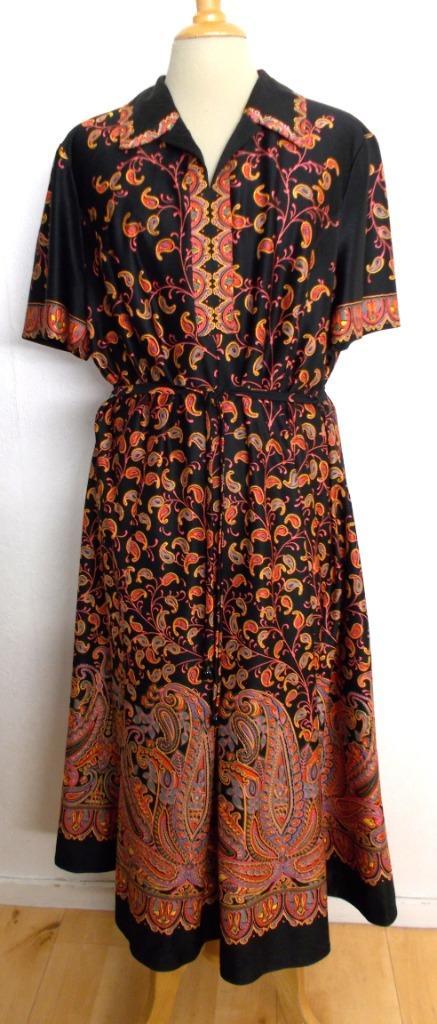 Prachtige boho/Ibiza/vintage/Oosterse print maxi jurk! 46, Kleding | Dames, Jurken, Zo goed als nieuw, Maat 46/48 (XL) of groter