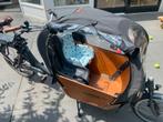 Babboe City (E) Regentent Grijs, Fietsen en Brommers, Fietsen | Bakfietsen, Overige merken, Gebruikt, Huif, Ophalen of Verzenden