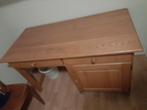 Bureau hardhout lichtbruin, Ophalen, Gebruikt