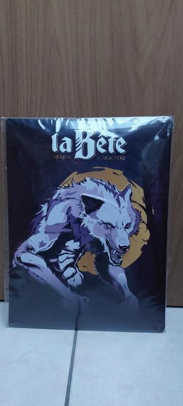 Zeldzaam reclamebord la Bête bier (nieuw, in originele verpa beschikbaar voor biedingen