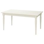 Ikea uitschuifbare tafel wit, Ophalen, Gebruikt, 50 tot 100 cm, Vijf personen of meer