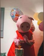 Peppa big mascotte met acteur op jouw verjaardagsfeestje!, Ophalen of Verzenden, Zo goed als nieuw