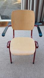 Stoel hout en metaal, Huis en Inrichting, Stoelen, Ophalen, Bruin, Hout, Eén