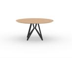 Studio Henk Eettafel 140 cm Rond Eiken Butterfly | €2895, nu, Huis en Inrichting, Studio Henk, Nieuw, Ophalen of Verzenden, Studio Henk