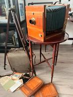 Houten camera set 13x18 ca1900 Globus anistigmaat astra amst, Ophalen of Verzenden, Gebruikt, Compact, Overige Merken