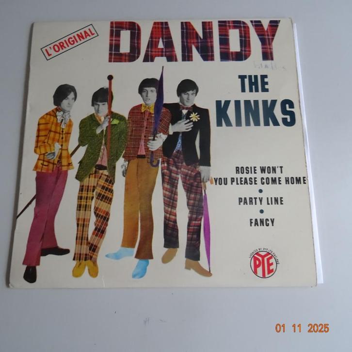 The Kinks - Dandy (epeetje), Cd's en Dvd's, Vinyl Singles, Gebruikt, EP, Pop, 7 inch, Verzenden