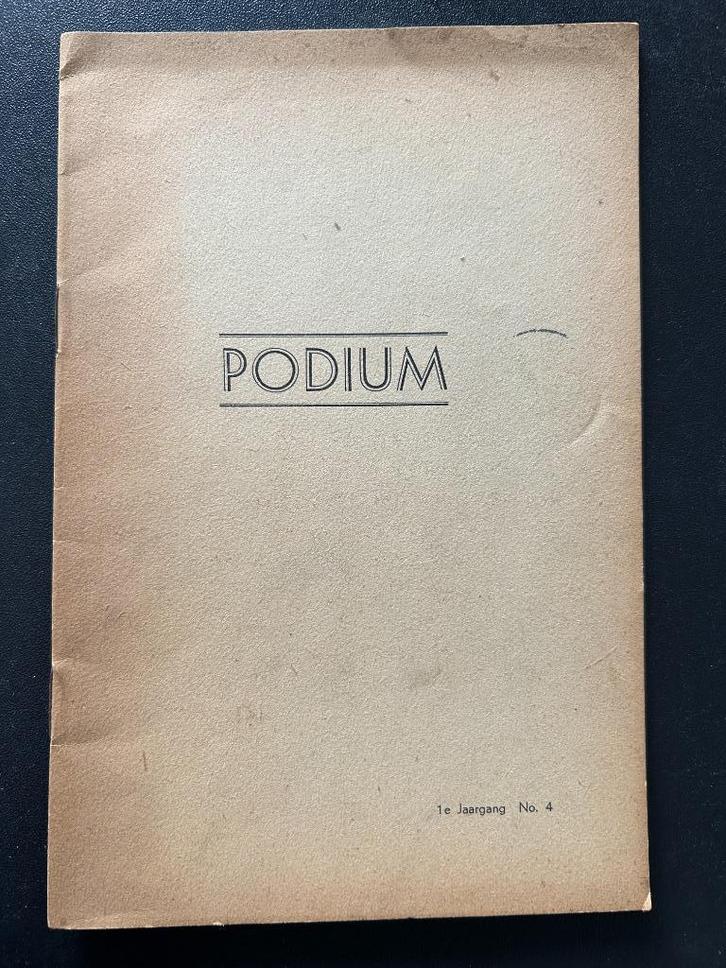 Podium, eerste jaargang, nummer 4, Boeken, Tijdschriften en Kranten, Gelezen, Overige typen, Verzenden