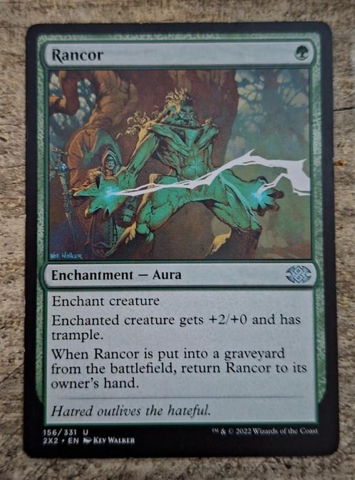 Rancor - Magic the Gathering, Hobby en Vrije tijd, Verzamelkaartspellen | Magic the Gathering, Gebruikt, Losse kaart, Verzenden