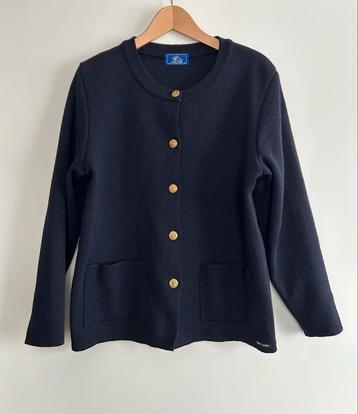 Saint James Wollen Vest Blauw, maat 38/40 beschikbaar voor biedingen