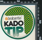 Sticker: Brabantia - Kado Tip, Verzamelen, Stickers, Ophalen of Verzenden