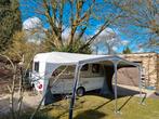 Knaus Sport 400QD van 2018, Caravans en Kamperen, Treinzit, Knaus, Tot 4 meter, Tot en met 3