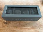 Horlogebox voor 4 horloges, Overige typen, Ophalen of Verzenden, Zo goed als nieuw, Minder dan 100 cm