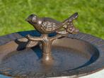 VOGELDRINKSCHAAL / DRINKSCHAAL / gietijzer / 14 cm hoog, Nieuw, Info@huisentuindecoratiemarie.nl, Huis en tuin decoratie marie