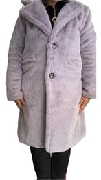 Fake fur lila jas maat L XL nieuw, Ophalen of Verzenden, Zo goed als nieuw, Maat 46/48 (XL) of groter, Paars