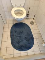 Badmat/toiletmat, Ophalen of Verzenden, Gebruikt, Blauw, Badmat