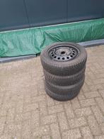 Winterbanden met velg 155/65R 14 75T, Auto-onderdelen, Banden en Velgen, 14 inch, Gebruikt, 155 mm, Banden en Velgen