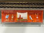 Poppetjes figuurtjes vrouwen waslijn N spoor trein 1:160, Hobby en Vrije tijd, Modeltreinen | N-Spoor, Overige merken, Gelijkstroom of Wisselstroom