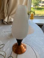 Jaren ‘50 koperen tafellampje, Gebruikt, Ophalen of Verzenden, Jaren '50 tafellampje met koperen voetje, Minder dan 50 cm